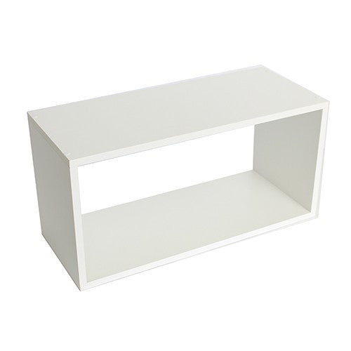 Kit Com 2 Nichos Para Banheiro Branco 50x25x12