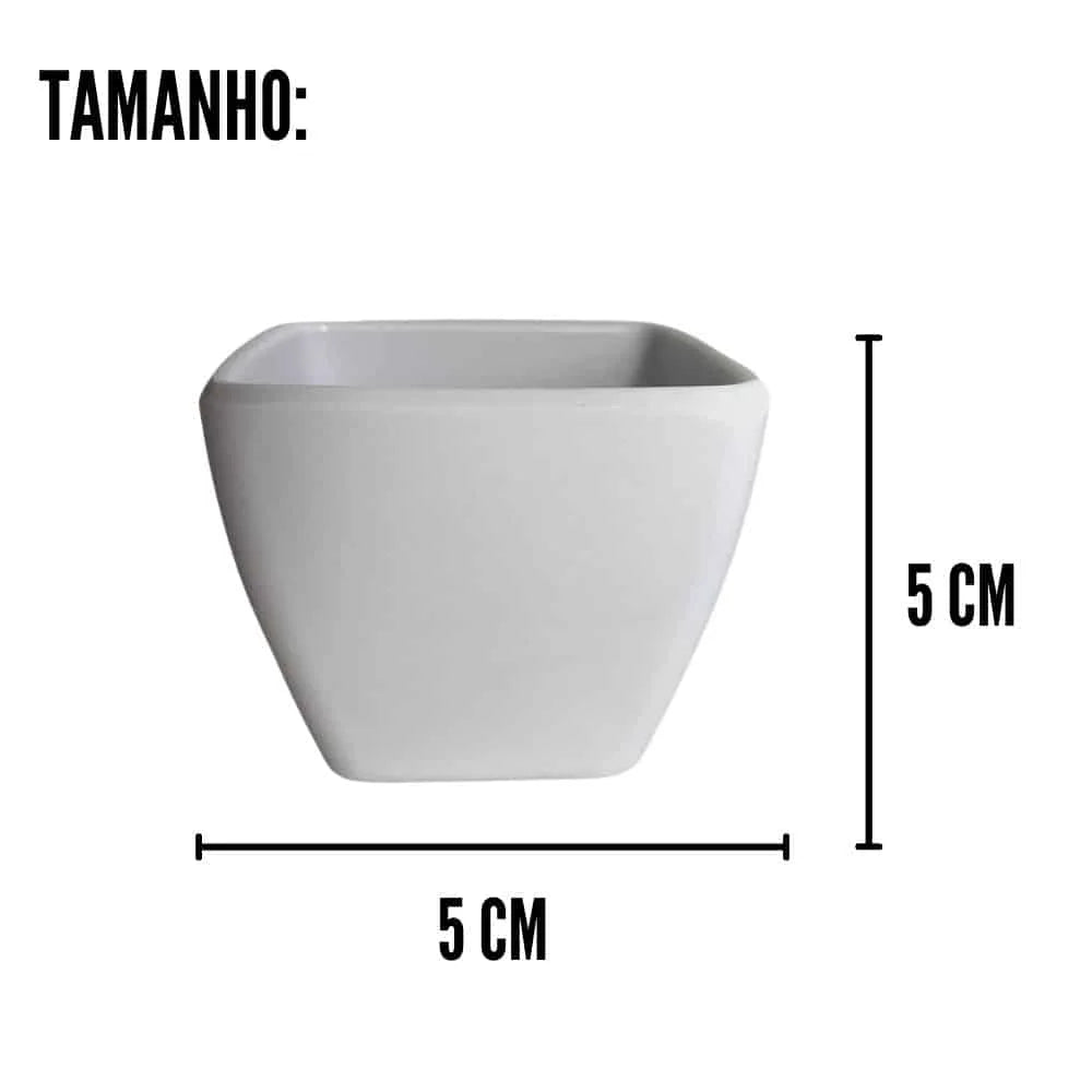 5 Cachepot de Suculenta Decorativa Mini Vot sem Plantas e Flores