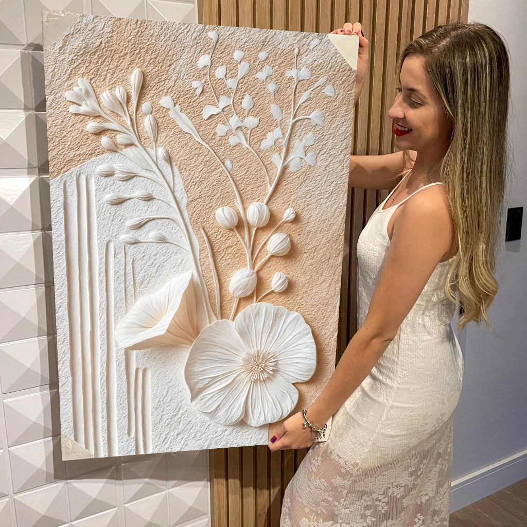 Quadro Floral Abstrato | Alma & Casa