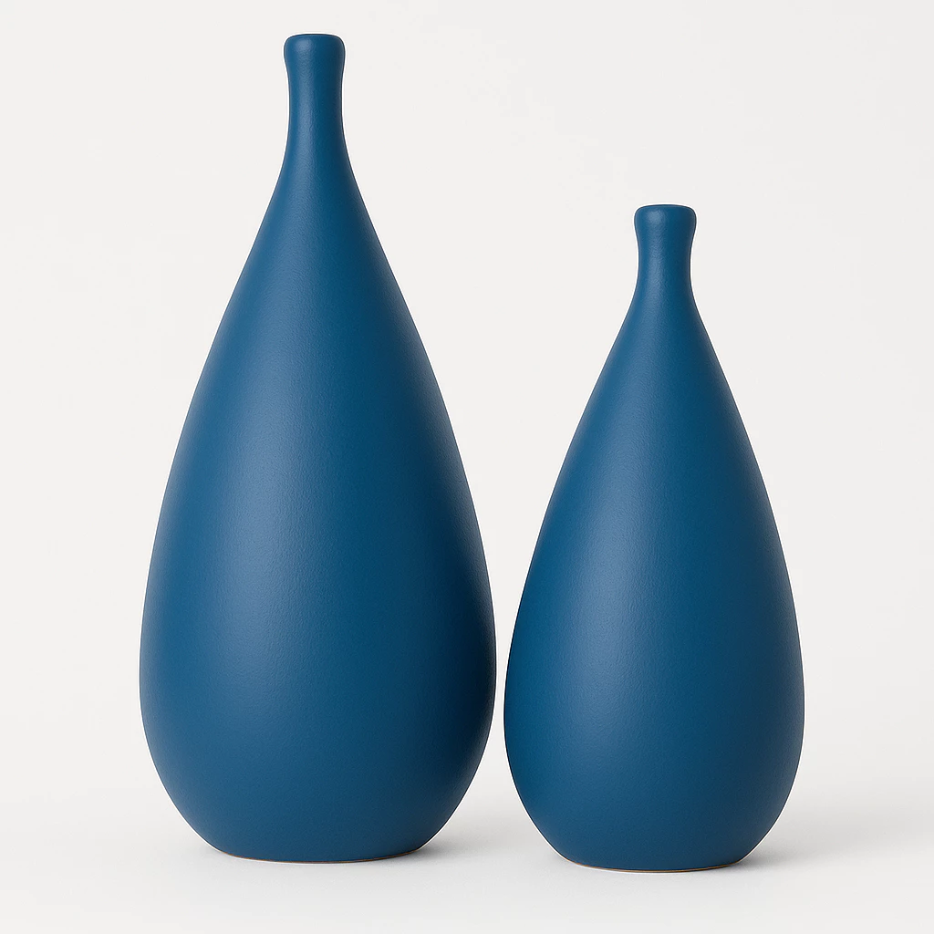 Vasos Pino com Design Escultural em Cerâmica | Alma & Casa