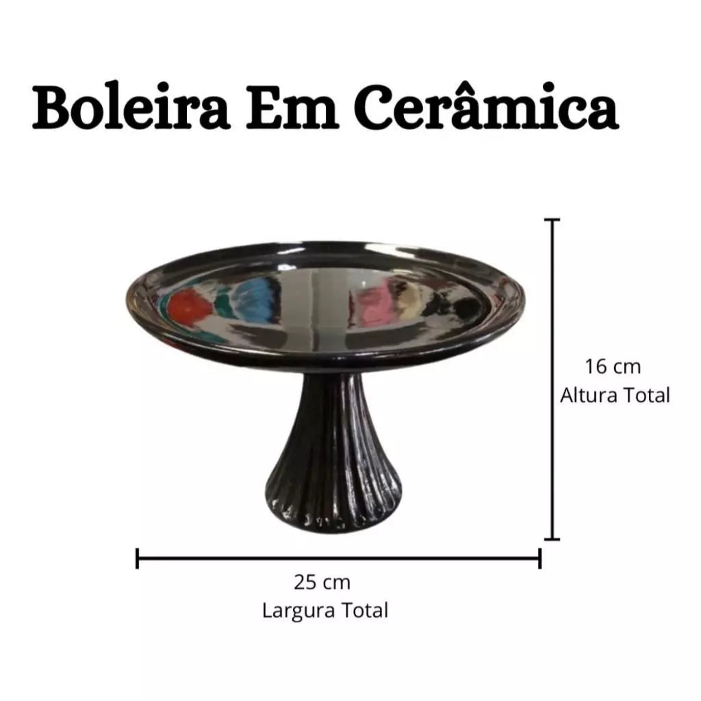 Boleira de Cerâmica para Festa e Decoração | Alma & Casa
