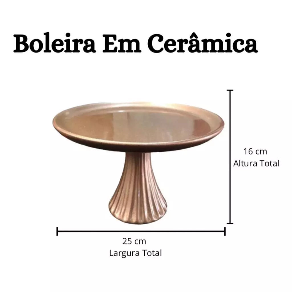 Boleira de Cerâmica para Festa e Decoração | Alma & Casa