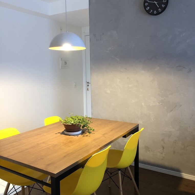 Pendente Meia Lua 34cm em Alumínio – Design Moderno e Sofisticado | Alma & Casa