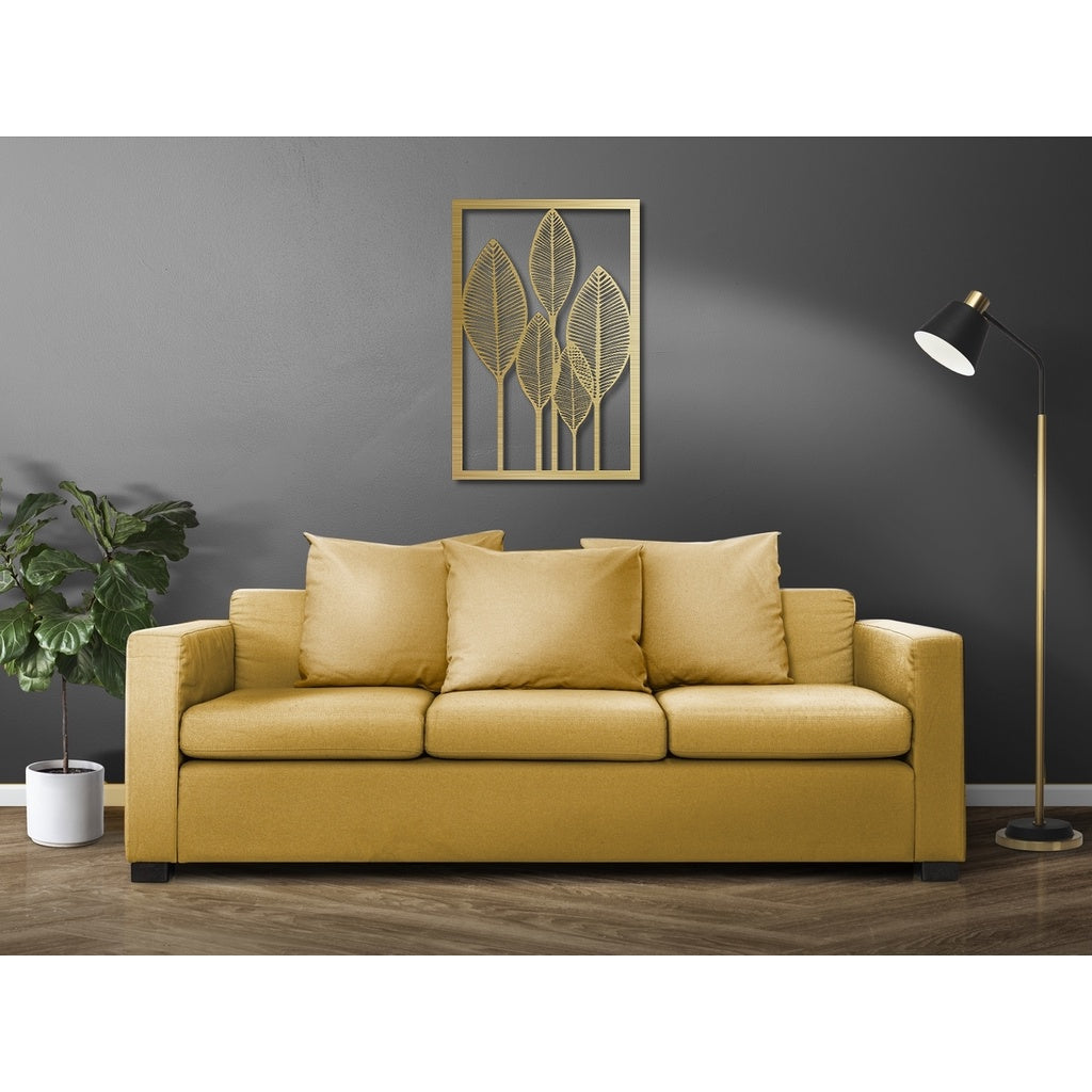 Quadro Decorativo Folhagem Folhas Quadro Enfeite Parede