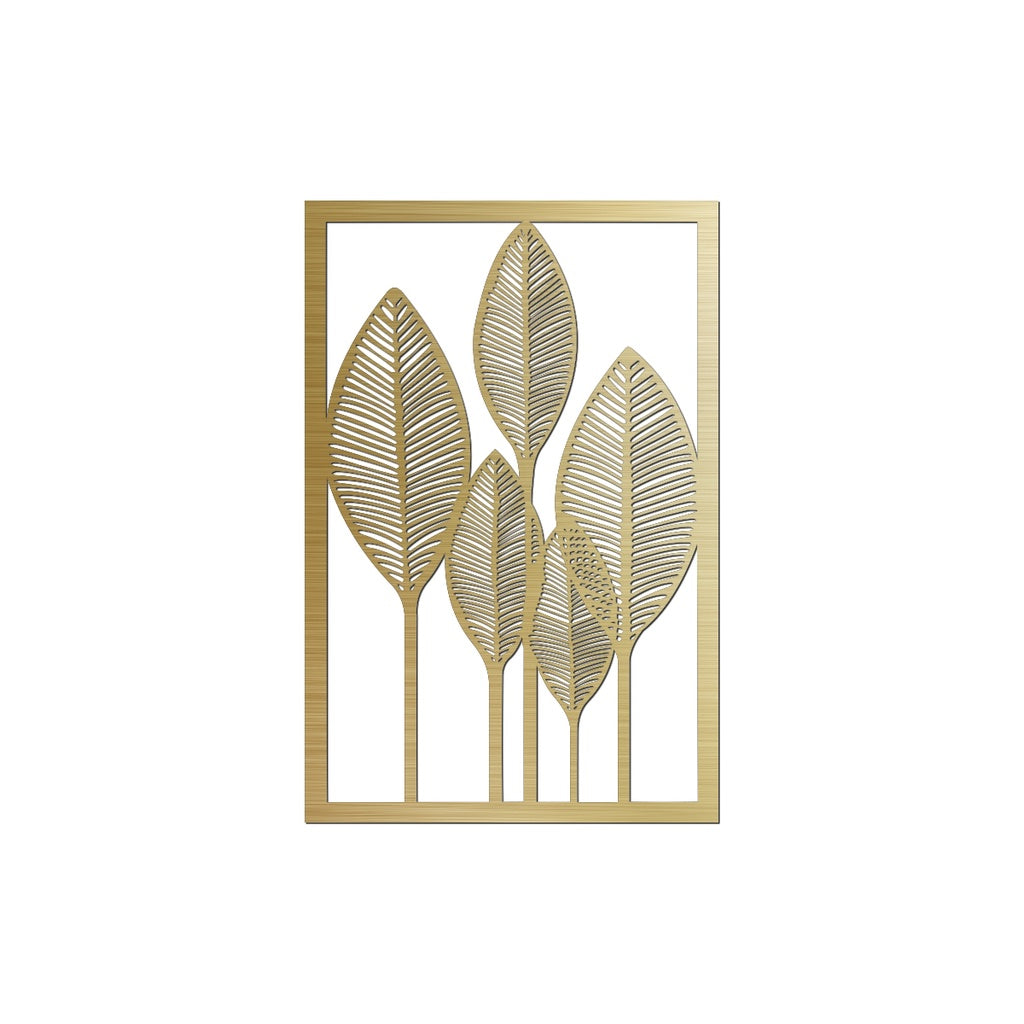 Quadro Decorativo Folhagem Folhas Quadro Enfeite Parede