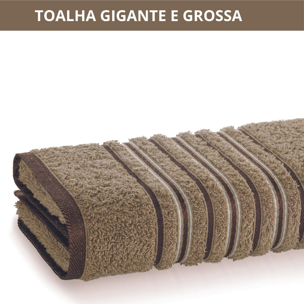 Toalha Banhão Grande e Grossa Super Absorção 100% algodão Amsterdã