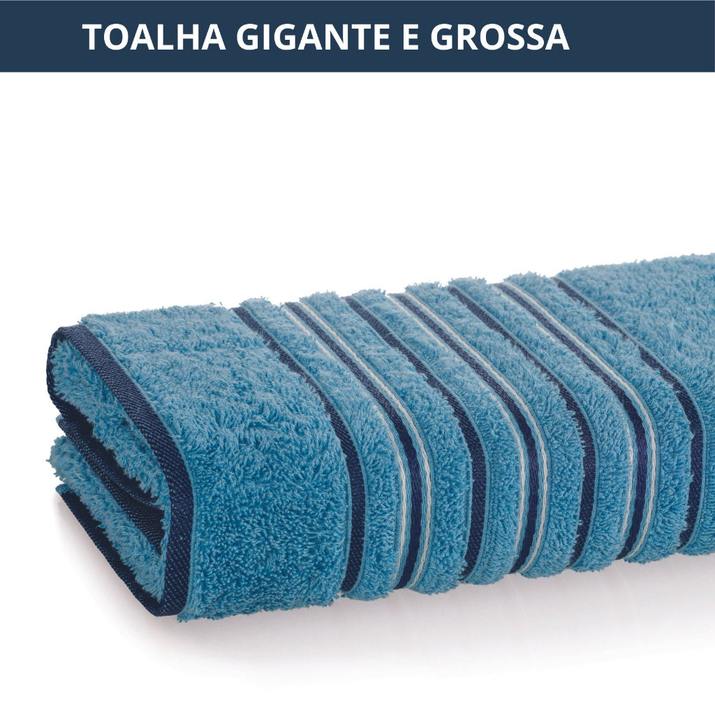 Toalha Banhão Grande e Grossa Super Absorção 100% algodão Amsterdã