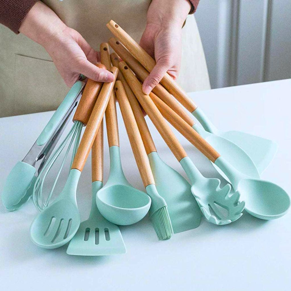 Conjunto de Utensílios Elegância Culinária 12 pcs | Alma & Casa