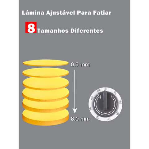 Cortador Multifuncional 5 em 1 para Legumes | Alma & Casa