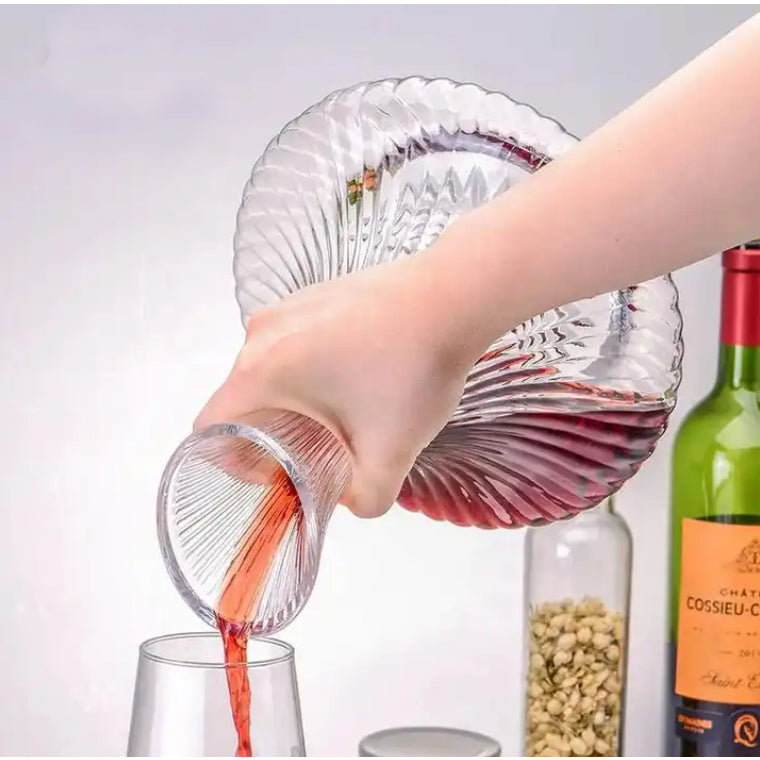 Decanter para Vinho Canelado: Elegância e Harmonia | Alma & Casa