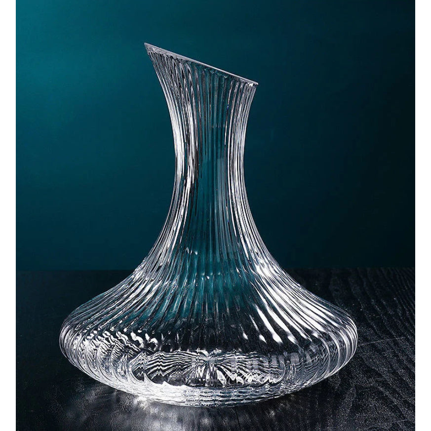 Decanter para Vinho Canelado: Elegância e Harmonia | Alma & Casa