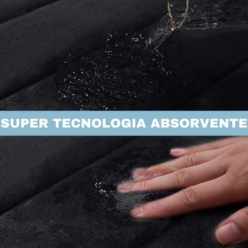 Kit Tapete Soft Absorvente p/ Banheiro 2 Peças | Alma & Casa