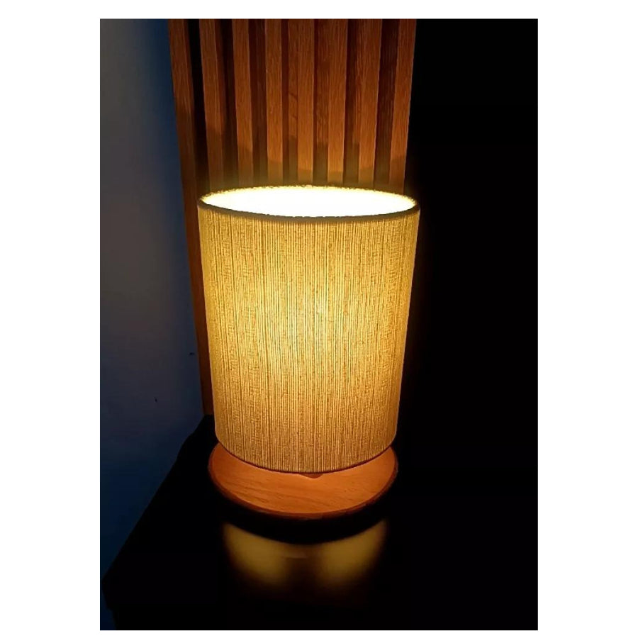 Abajur Decorativo para Cabeceira – Luz e Encanto Natural | Alma & Casa