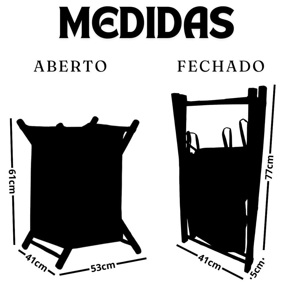 Cesto de Roupa Suja Dobrável Organizador Quarto Banheiro Variedades de cor