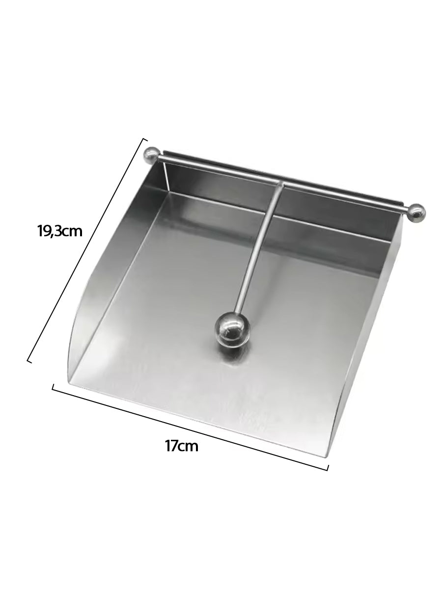 Porta Guardanapo Aço Inox Sofisticado | Alma & Casa