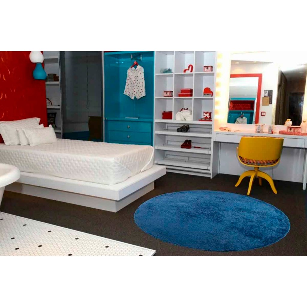 Tapete Redondo Apolo – Macio, Antiderrapante e Sofisticado | Alma & Casa
