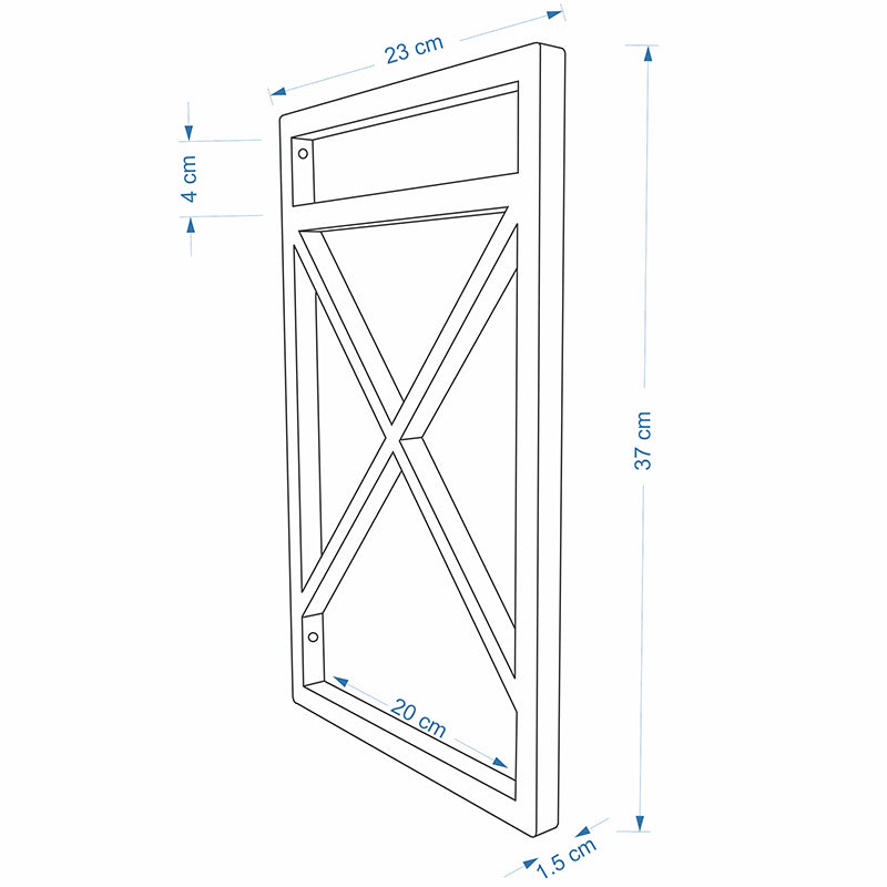 Prateleira Industrial 20x45cm Dourada Ideal para Banheiro
