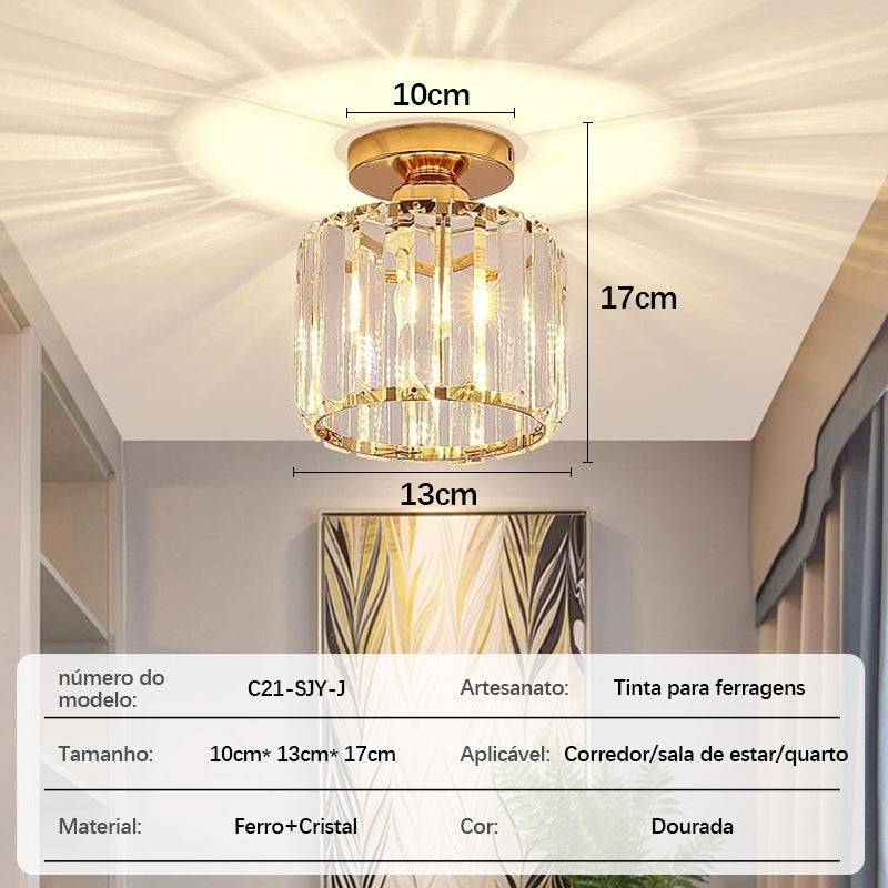Lustre de Vidro Elegante – Iluminação Sofisticada para Sua Casa | Alma & Casa