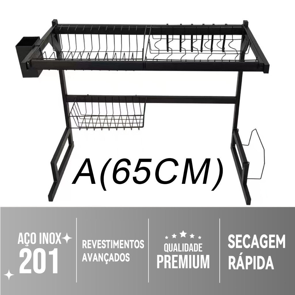 Escorredor Modular Suspenso em Aço 65cm | Alma & Casa
