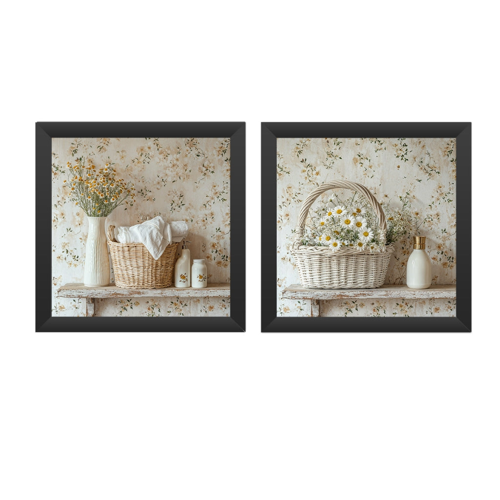 Quadros Decorativos Margaridas 2 Peças | Alma & Casa