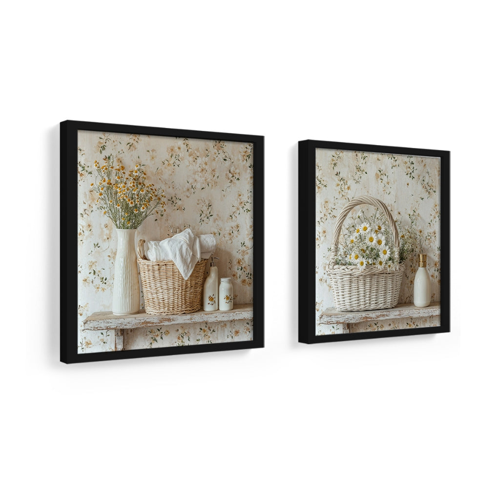 Quadros Decorativos Margaridas 2 Peças | Alma & Casa