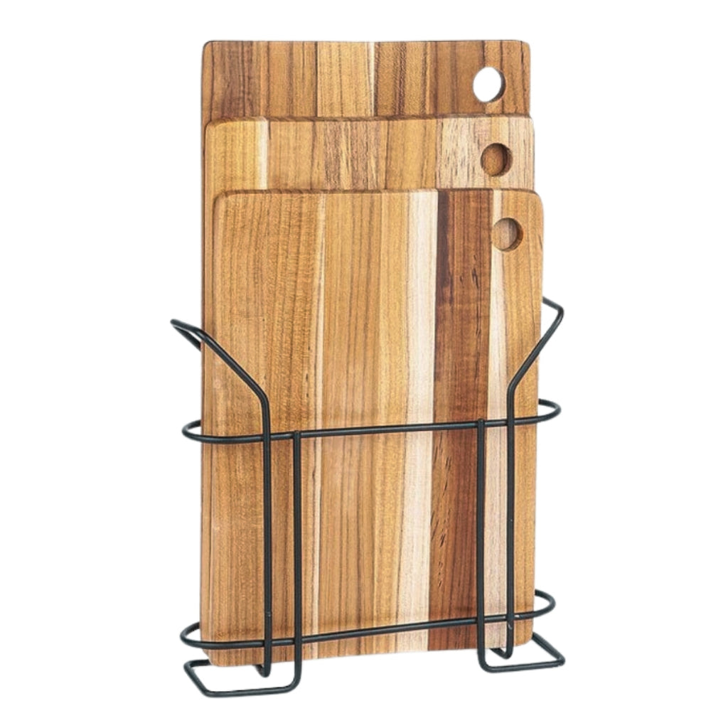 Tábuas de Corte com Suporte Elegante 3 pcs | Alma & Casa