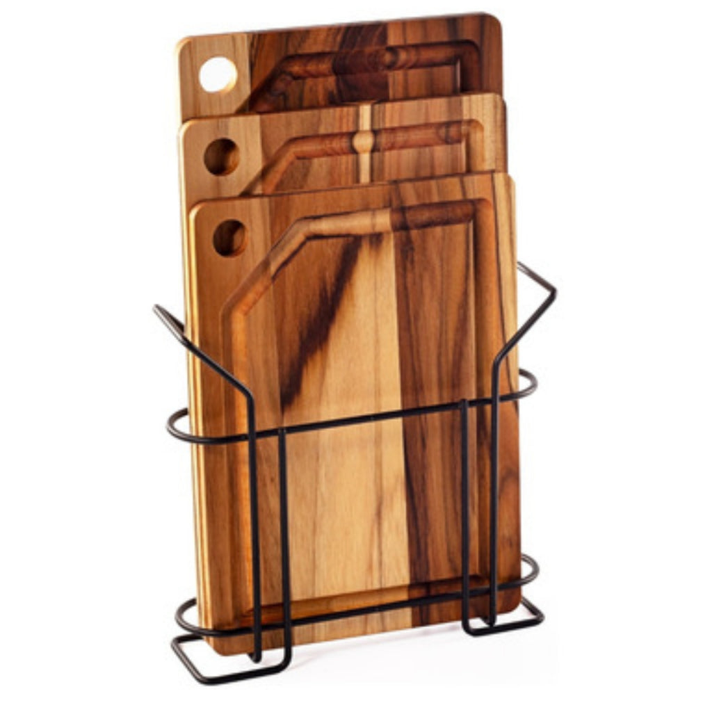 Tábuas de Corte com Suporte Elegante 3 pcs | Alma & Casa