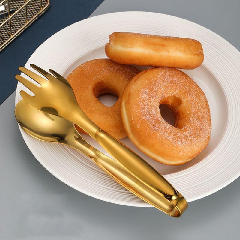 Jogo de Talheres Dourado Aço Inox 4 Peças Elegantes | Alma & Casa