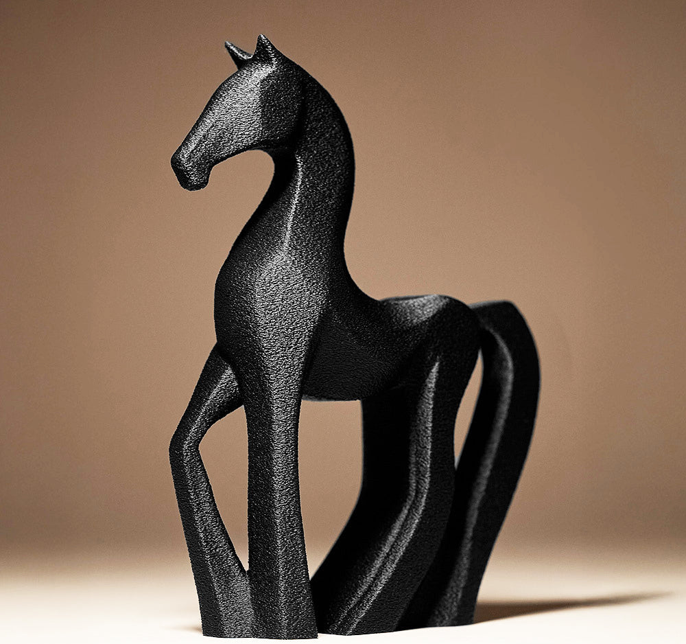 Escultura Cavalo em Impressão 3D Moderna | Alma & Casa