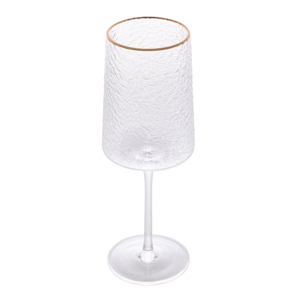 Taça Petra Cristal com Fio de Ouro 500ml | Alma & Casa