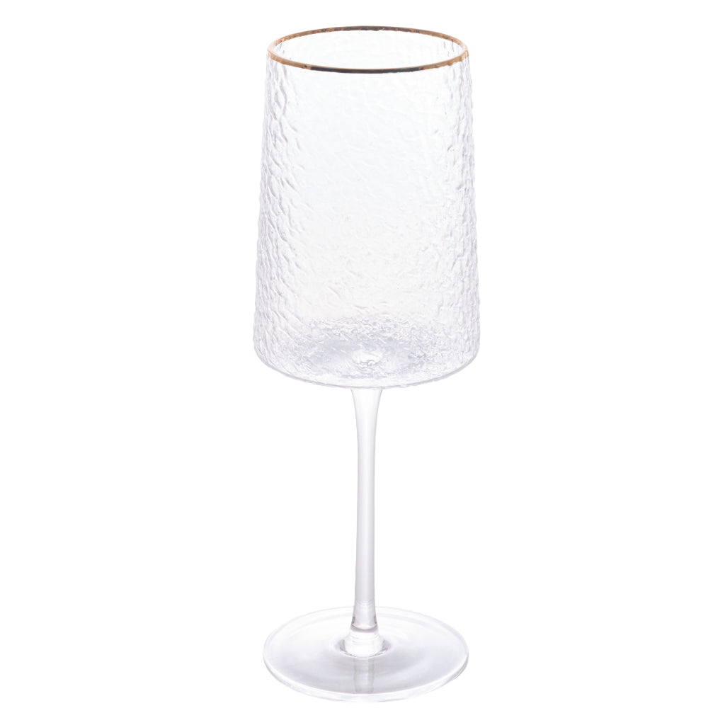 Taça Petra Cristal com Fio de Ouro 500ml | Alma & Casa