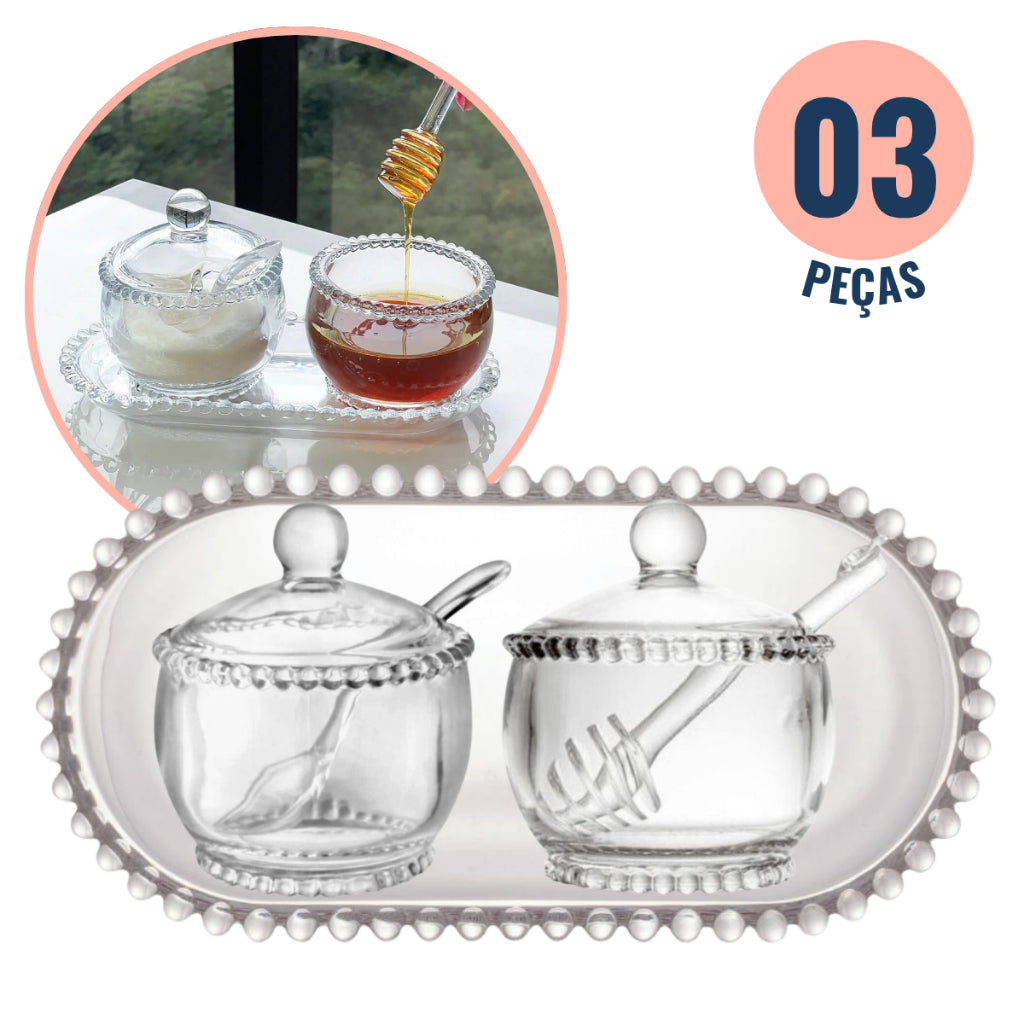Conjunto de Cristal p/ Mesa Posta Sofisticada | Alma & Casa