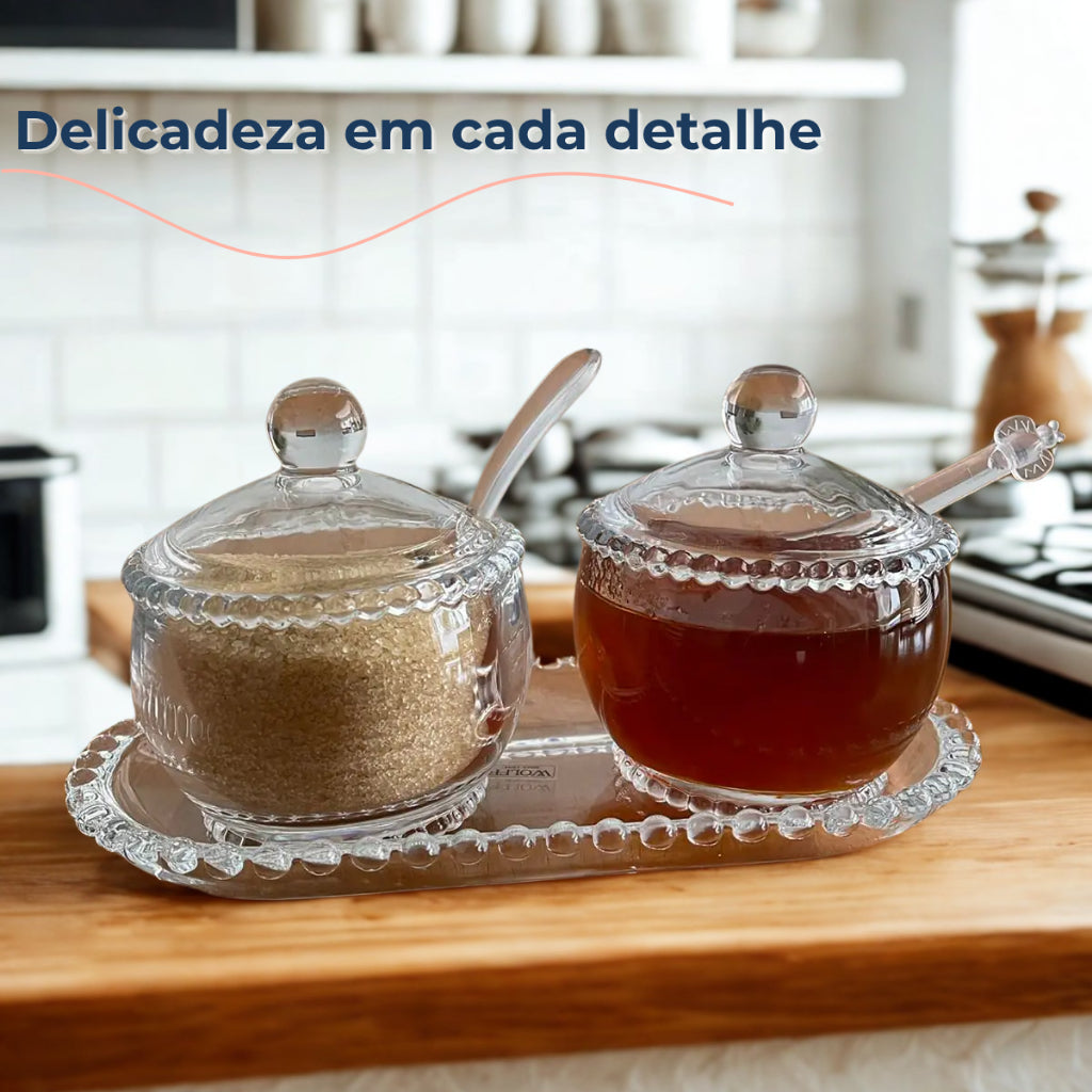 Conjunto de Cristal p/ Mesa Posta Sofisticada | Alma & Casa