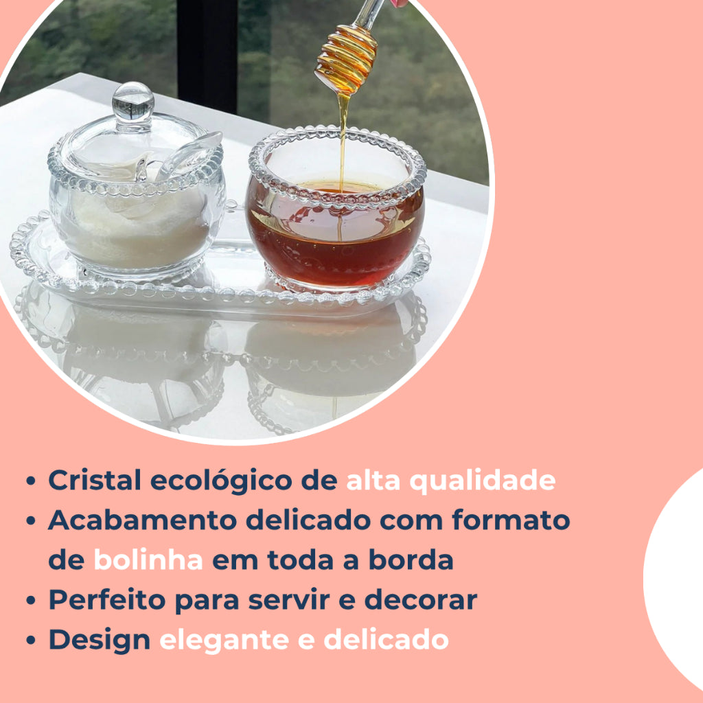 Conjunto de Cristal p/ Mesa Posta Sofisticada | Alma & Casa