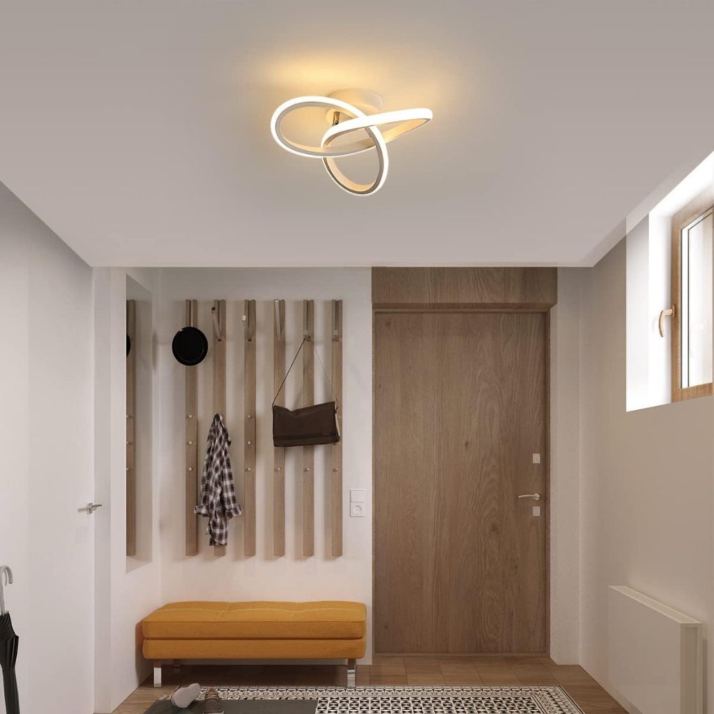 Lustre LED Contemporâneo em Design Escultural e Luz Suave | Alma & Casa