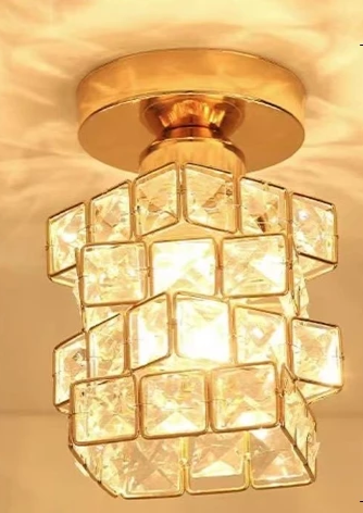 Luminária de Cristal Moderna para Corredor e Sala | Alma & Casa