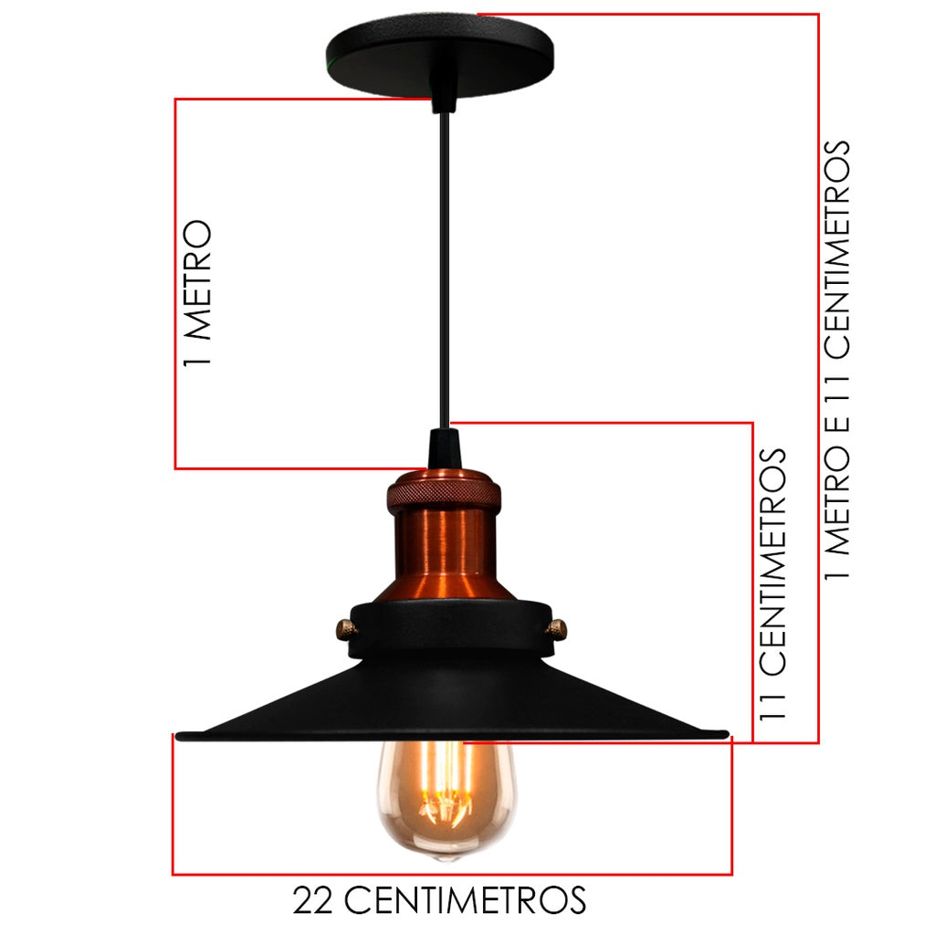 Pendente Retro Nórdic – Elegância com Personalidade | Alma & Casa