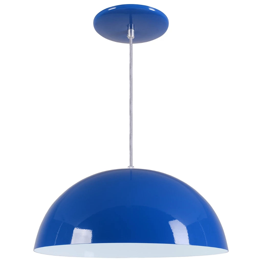 Pendente Meia Lua 34cm em Alumínio – Design Moderno e Sofisticado | Alma & Casa