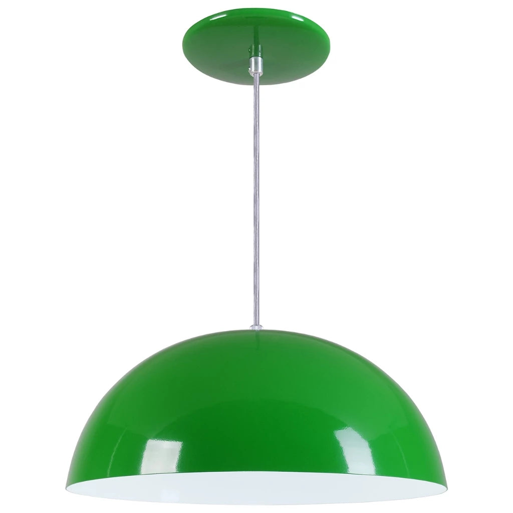 Pendente Meia Lua 34cm em Alumínio – Design Moderno e Sofisticado | Alma & Casa