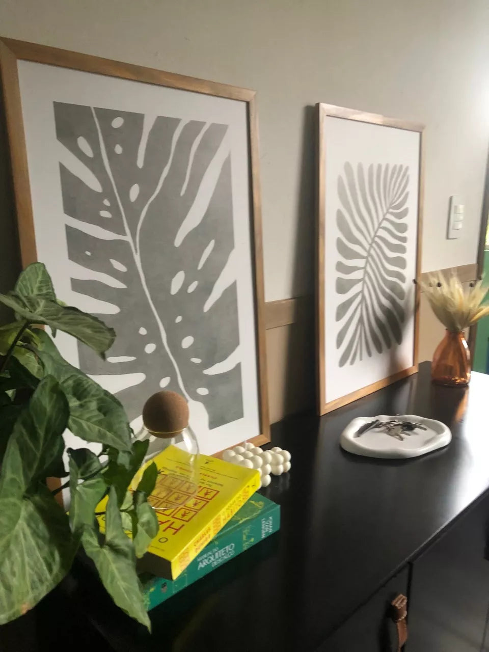 Quadros Decorativos com Moldura de Madeira 40x60 | Alma & Casa