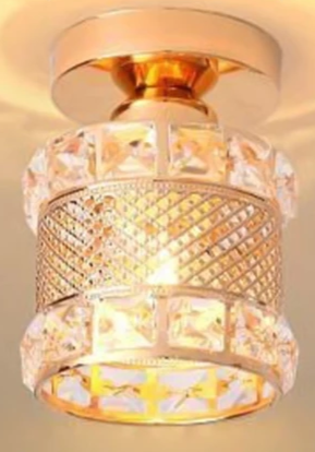 Luminária de Cristal Moderna para Corredor e Sala | Alma & Casa