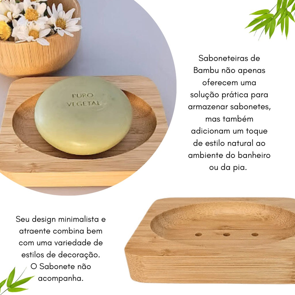 Saboneteira Bambu: Toque Natural de Sofisticação | Alma & Casa