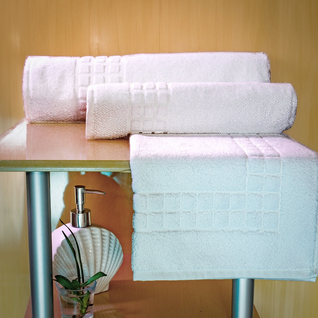 Kit 3 Toalhas de Banho Branca Hotel Teka Toronto Profiline 150x75 Luxo Algodão Macia Absorve Pousada