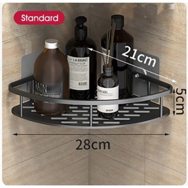 Prateleira de Banheiro LInha Luxo Triangular De Canto Prateleira Banheiro Porta Shampoo Sabonete Condicionadores E Cosméticos Organizador De Parede De Canto De Metal Porta