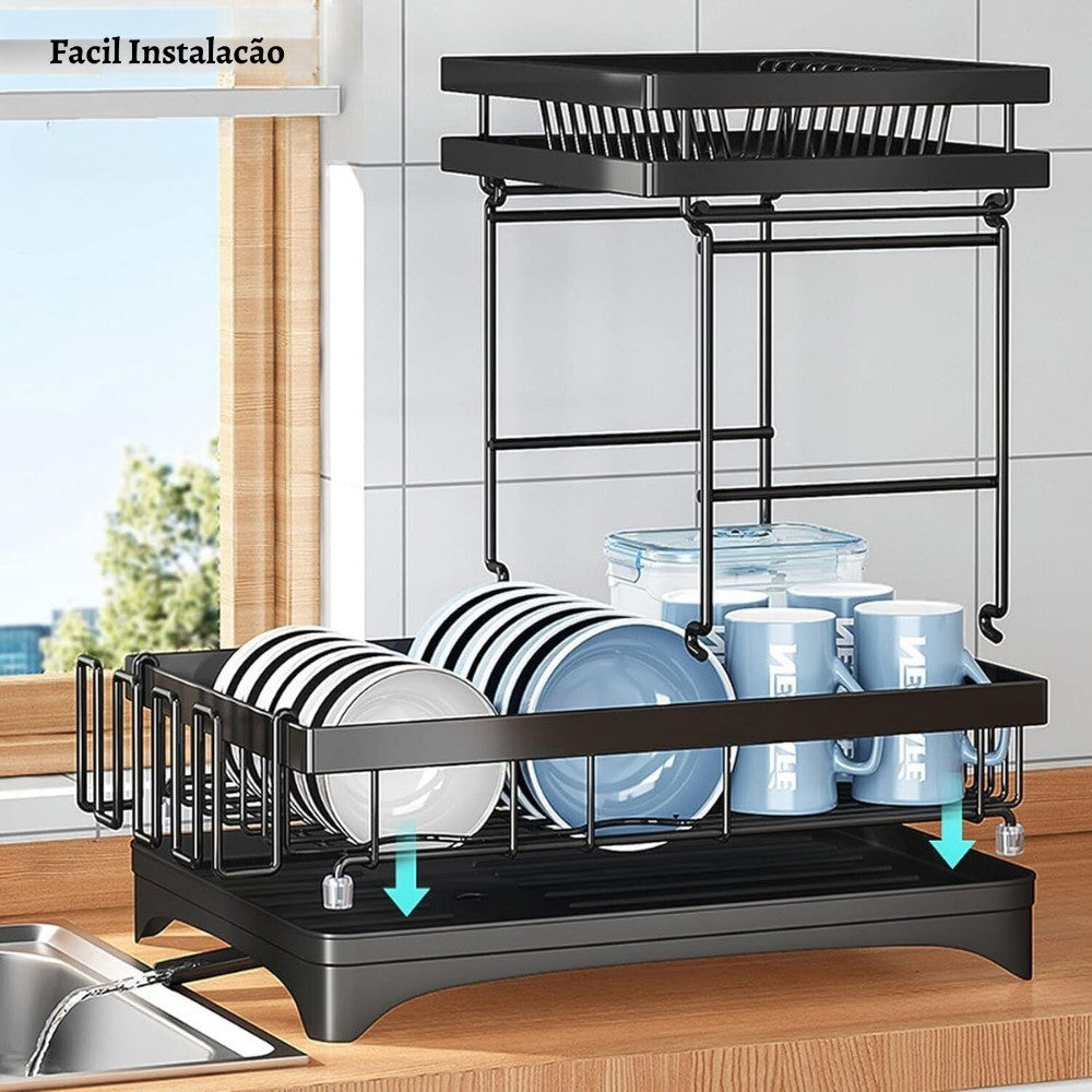 Escorredor Elegante e Funcional para Cozinha | Alma & Casa