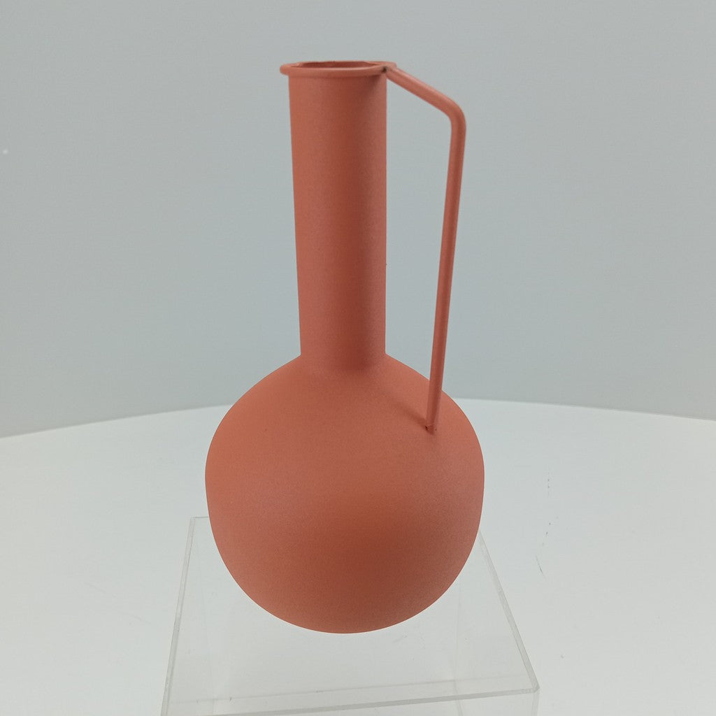 Vaso Decorativo em Metal Rosa Elegante | Alma & Casa