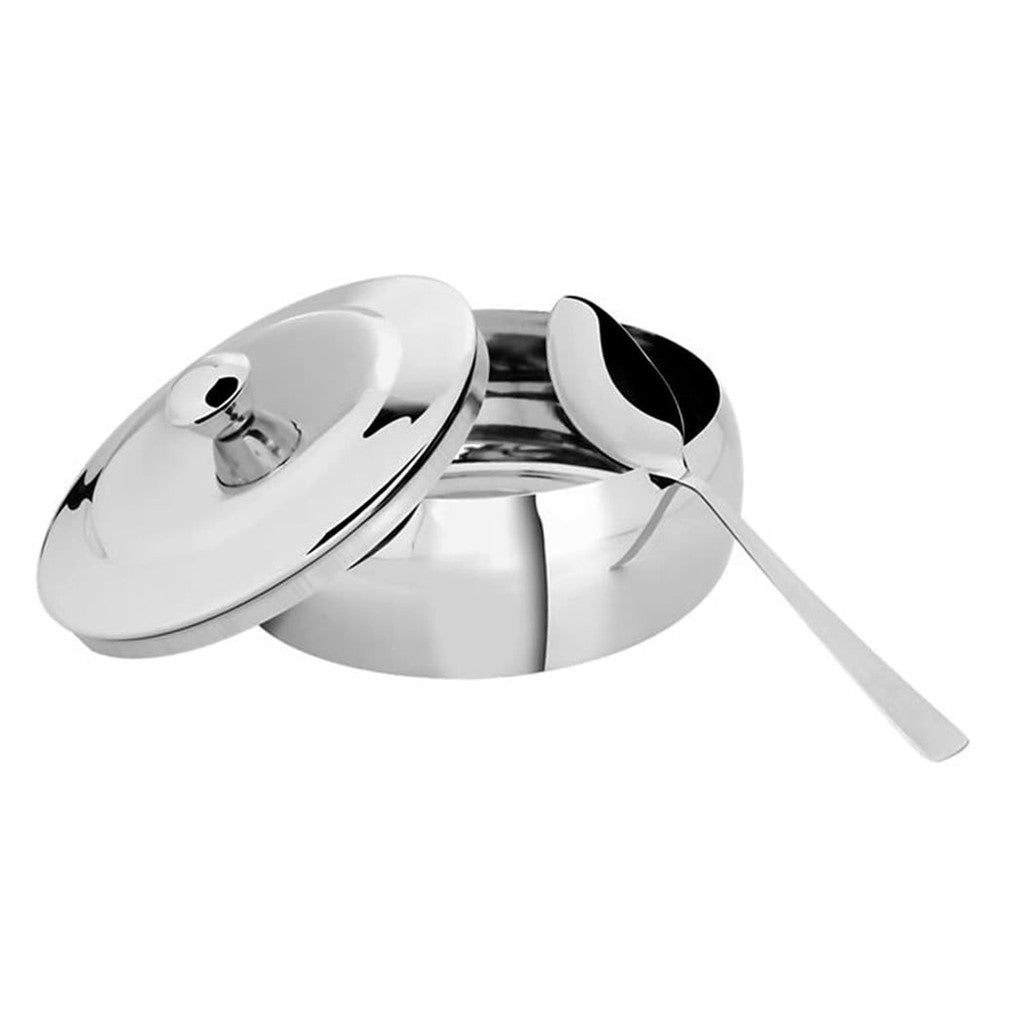 Farinheira em Inox com Tampa e Colher | Alma & Casa