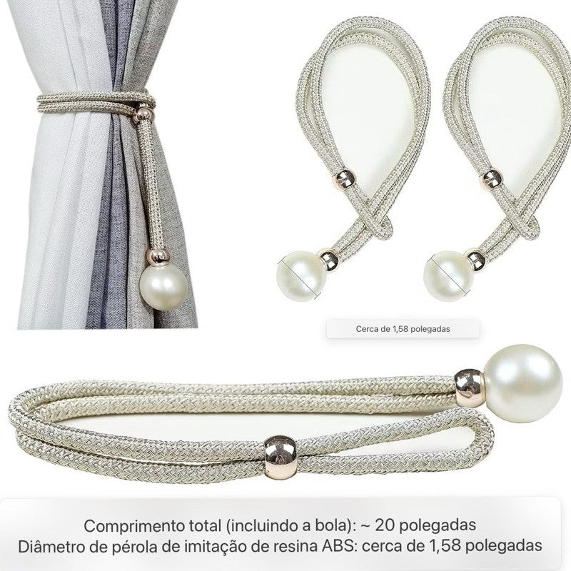 Prendedor de Cortina Decorativo com Pingente | Alma & Casa