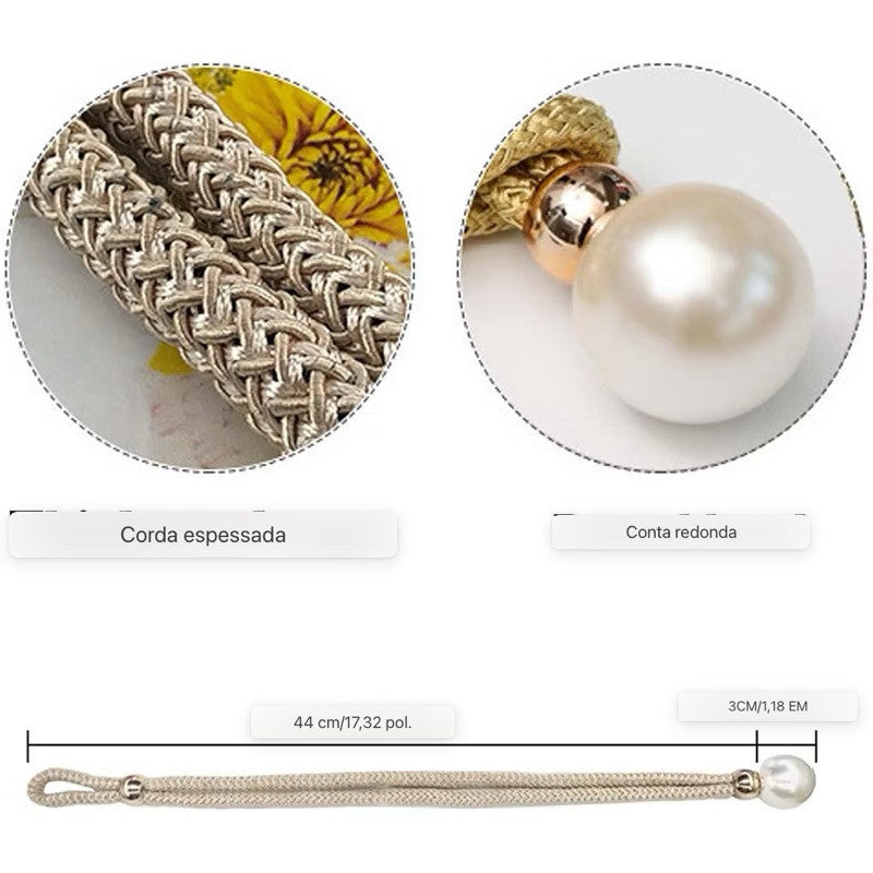 Prendedor de Cortina Decorativo com Pingente | Alma & Casa