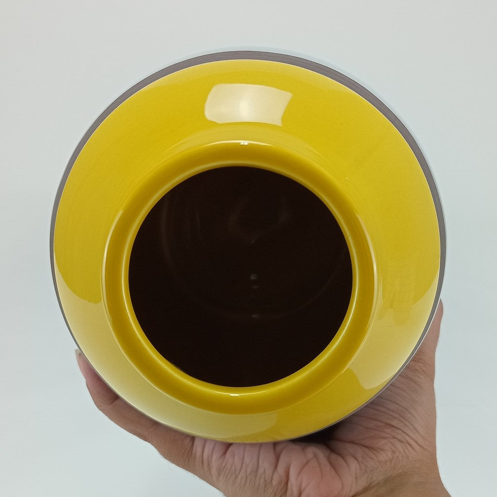 Vaso Decorativo em Cerâmica Azul Sofisticado | Alma & Casa